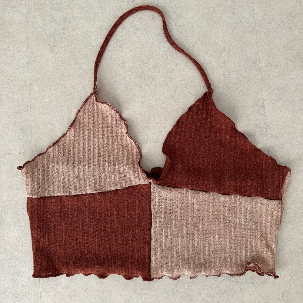 Cropped Halter Tank